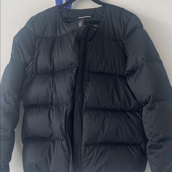 Men's Classic Black Puffer Jacket